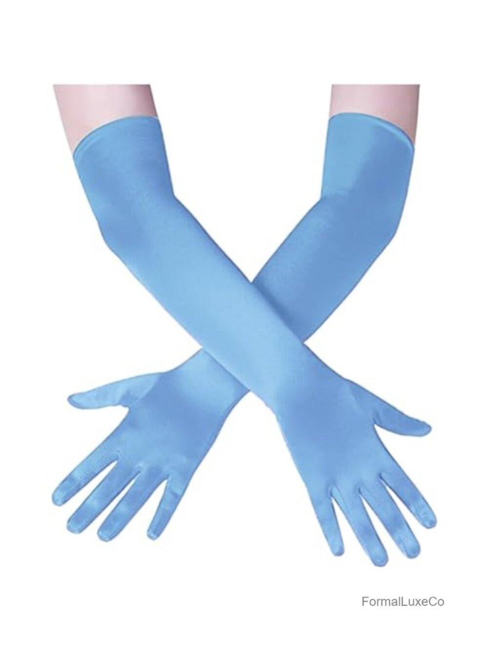 21-Inch Long Satin Opera Gloves Cosplay 1920s Wedding Costume Accessories